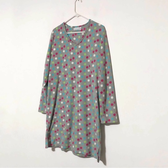Kim Rogers Fleece Nightgown - Picture 2 of 8